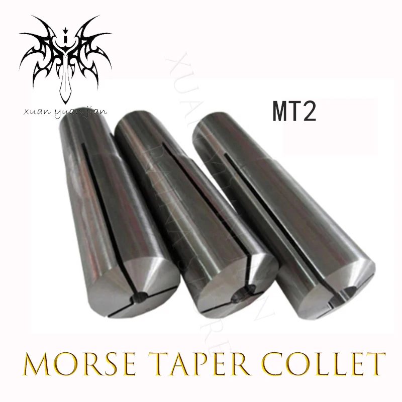

1pc MT2 collet D=3 4 5 6 8 10 12 mm morse taper 2# collet