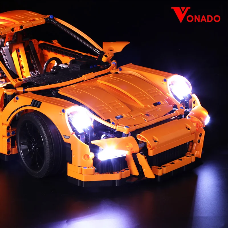 Vonado светодиодный свет набор для Lego 42056 Porsche technic гоночный автомобиль совместимый