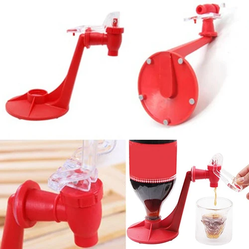 

Creative Soda Drink Dispense Gadget Party Coke Drinking Automatic Dispenser Tool