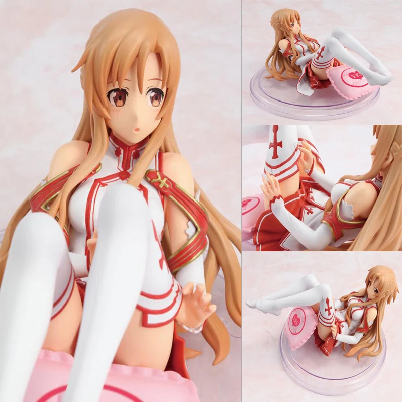 SAO Yuuki Asuna 1/8 масштаб меч искусство онлайн Сексуальная модель кукла с подушкой Коллекция аниме фигурка украшение коробка-упакованная T7421