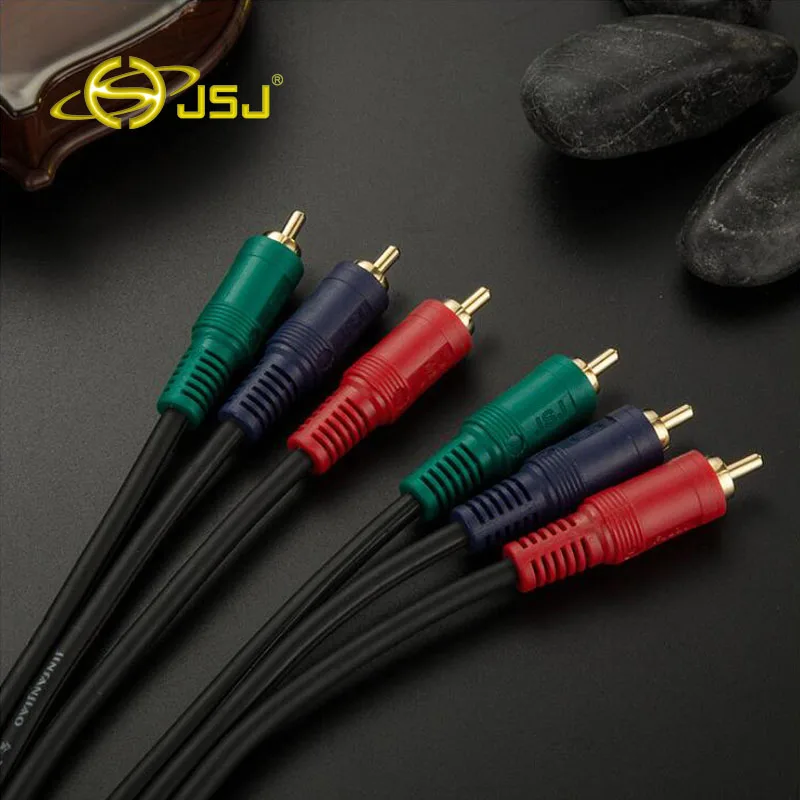  Jsj Hd Tv Via Cavo Video Cavo Component Cavo Component Tre-Colore 3rca Cavo Video 1.5 M-30 M