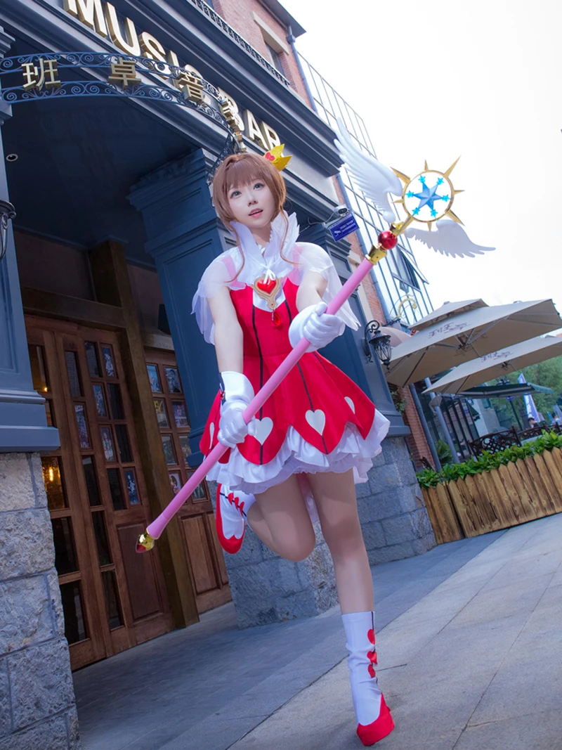 44 8 &quotДлина Cardcaptor Sakura Kinomoto Сакура Косплэй звезда мечта палка Волшебная палочка