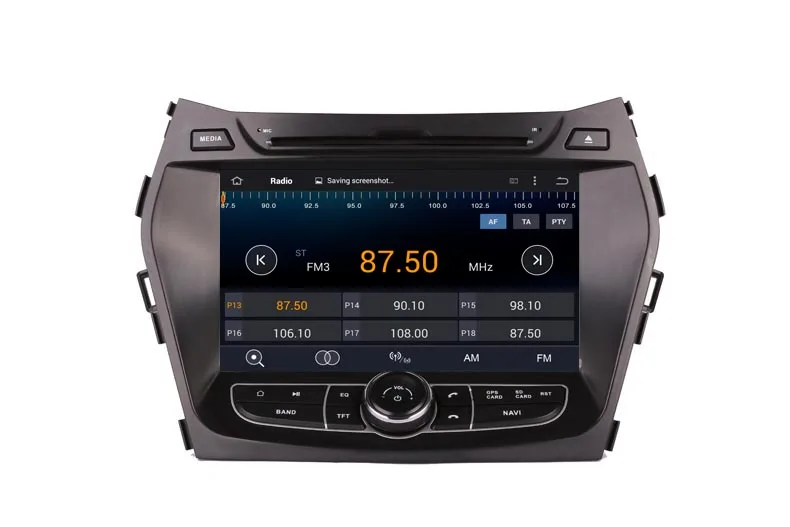 Flash Deal 4+64G android 9.0 octa core 2din car dvd player for hyundai IX45 santa fe 2013 2015 car audio autoradio wifi gps navi bluetooth 8