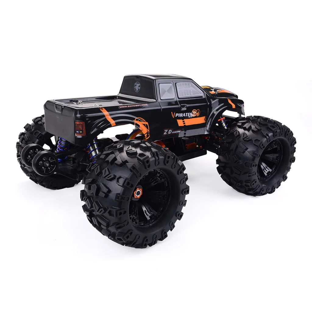 ZD Racing MT8 пирата 3 RC Monster Truck автомобильных 1/8 RTR регулируемый амортизатор 4-Каналы RC автомобиль 120A бесщеточный Водонепроницаемый ESC