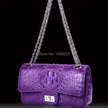 С узором «крокодиловая кожа» Для женщин s натуральная/натуральной крокодиловой кожи сумка Для женщин, крокодиловой кожи Для женщин сумка через плечо