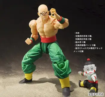 

Anime Dragon Ball Z Tien Shinhan & Chiaotzu Joint Movable PVC Action Figure Collection Model Kids Toy Doll 16cm