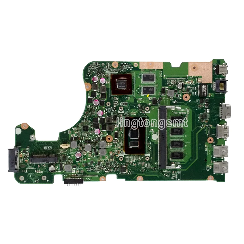 X555UJ محمول اللوحة الأم ل ASUS ل ASUS X555UJ X555UF F555U X555UB X555UQ X555U اختبار اللوحة الأصلية 4G RAM I7-6500U