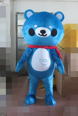 Customade Dolphin Cosplay high quality fancy dress Mascot Costume animal blue