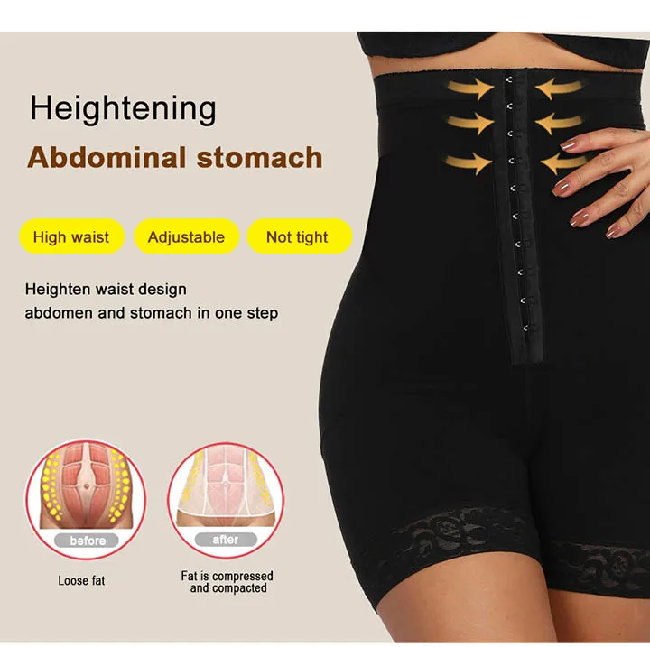 low back shapewear HEXIN Plus Shapewear Workout Waist Trainer Corset Butt lifter Tummy Control Plus Size Booty Lift Pulling Underwear Shaper best shapewear for women