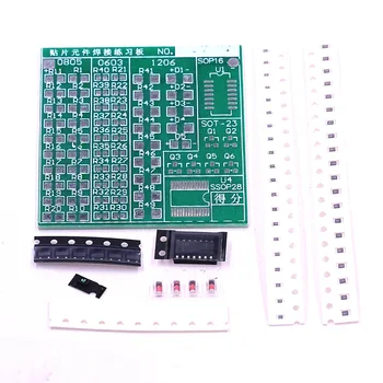 

10set SMT SMD Component Welding Practice PCB Board Soldering DIY Kits For student