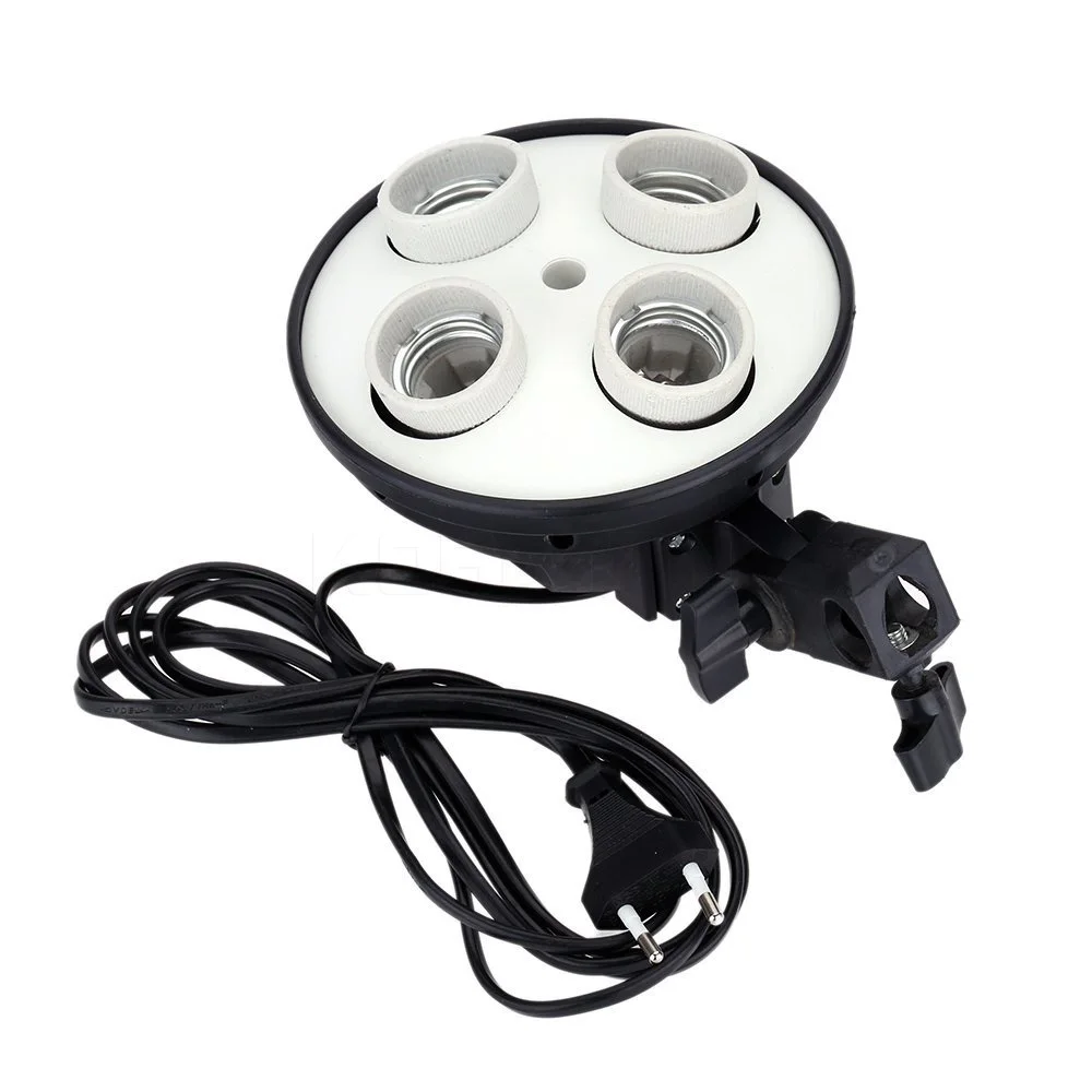 Prix pour 2016 Nouvelle Photo Studio Vedio Accessoires photographie Ampoule Lampe Titulaire avec 4 x E27 Prise sans Lumière Stand Trépied Prix pour 2016 Nouvelle Photo Studio Vedio Accessoires photographie Ampoule Lampe Titulaire avec 4 x E27 Prise sans Lumière Stand Trépied