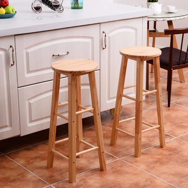 Best Price Giantex Set of 2 Round 29" Bar Stools Wood Bistro Dining Kitchen Pub Chair Furniture New Living Room Furniture HW54782 Best Price Giantex Set of 2 Round 29" Bar Stools Wood Bistro Dining Kitchen Pub Chair Furniture New Living Room Furniture HW54782