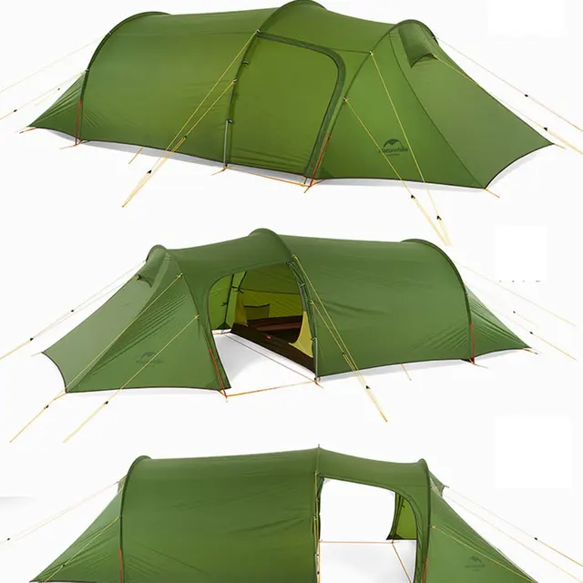 Cheap Naturehike Practical Ultralight Tunnel Tent For Three Men 3 Persons Camping Hiking Travelling 3 Season DHL