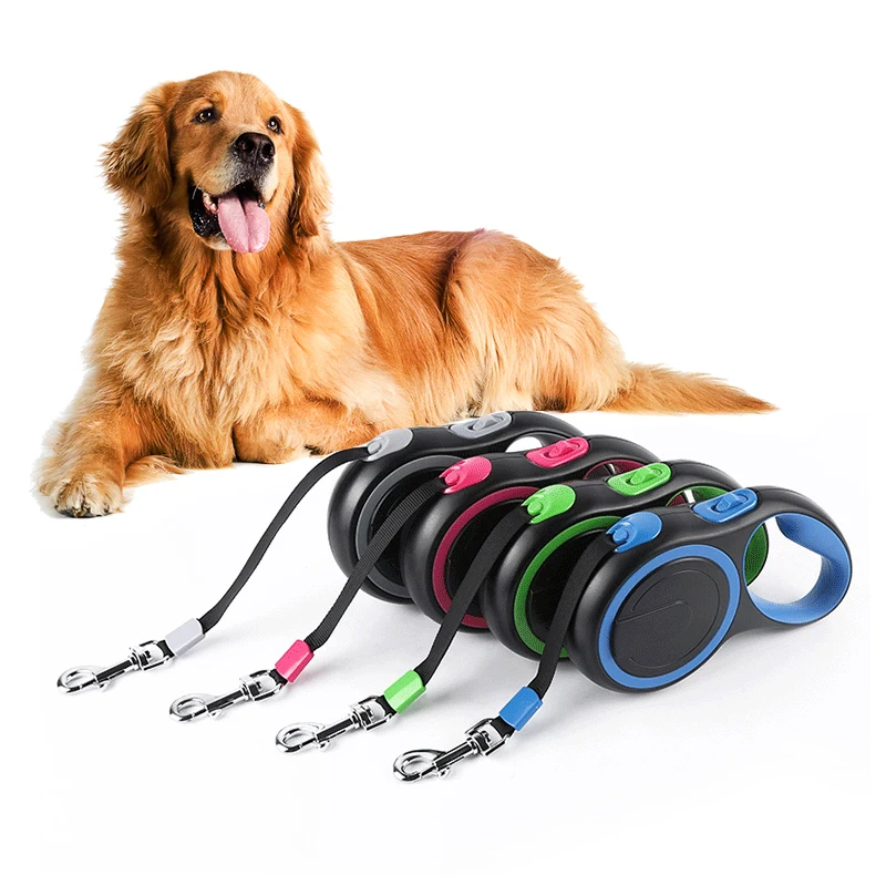 

Durable Retractable Pet Dog Leashes For Large Dogs Automatic Extending Traction Rope Retractable Big Dog Pet Walking Leash Leads
