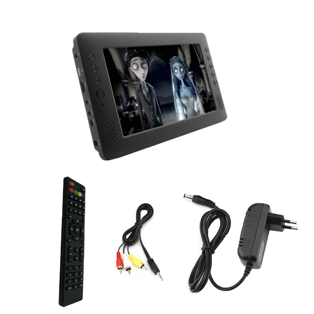 Низкая цена! Поддержка Wi Fi DVB T2 tv! 9 дюймов аккумуляторная H.265 USB multi язык OEM