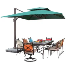 Sunshine Outdoor Umbrella Courtyard Umbrella Large Garden Terrace Oversized Outdoor Sun Umbrella Roman Umbrella Square Sunshine Outdoor Umbrella Courtyard Umbrella Large Garden Terrace Oversized Outdoor Sun Umbrella Roman Umbrella Square