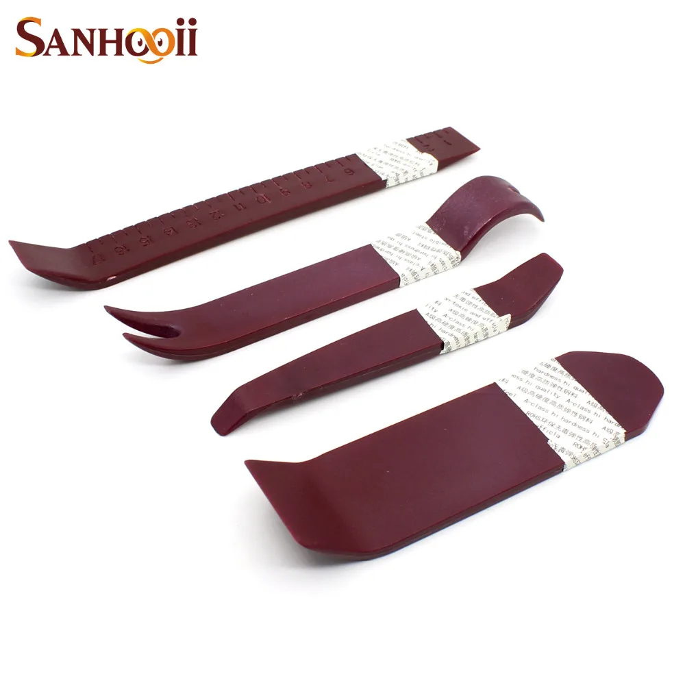 4pcs Good Quality Plastic Repair Tools Car Radio Door Panel Trim Dash Audio Stereo Removal Disassemble Pry For BMW Audi Benz VW 4pcs Good Quality Plastic Repair Tools Car Radio Door Panel Trim Dash Audio Stereo Removal Disassemble Pry For BMW Audi Benz VW