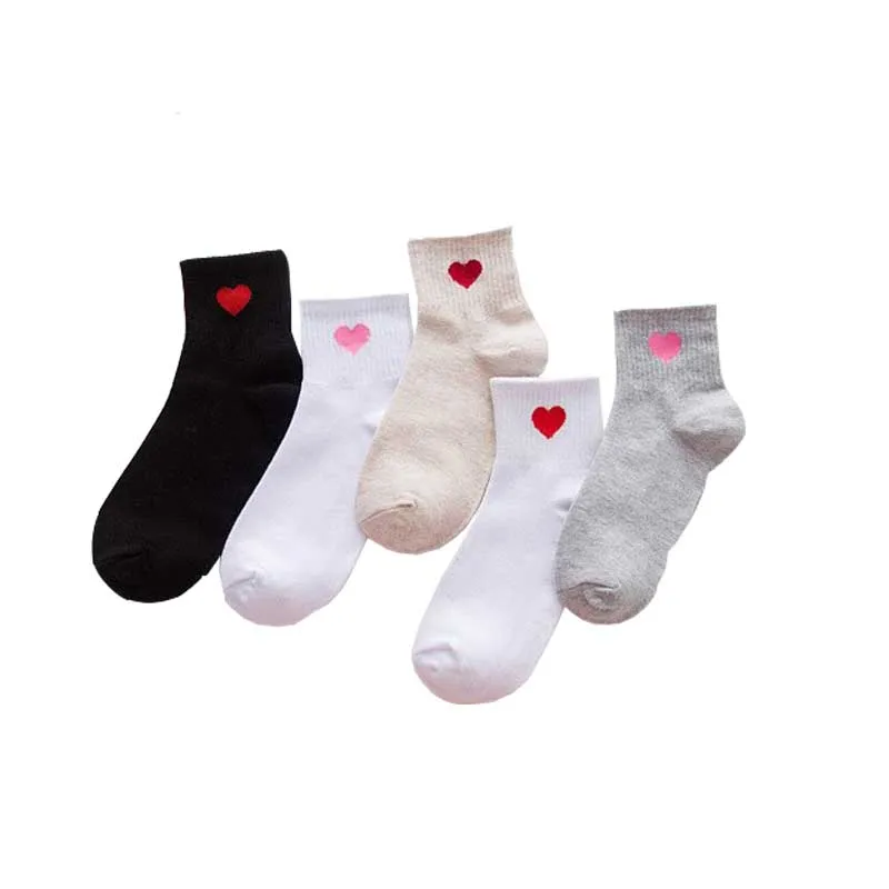 2018 Мода Kawaii ботильоны милые хлопковые Носки для девочек Meias sokken для Для женщин Calcetines Soks женский черный, белый цвет СЕРЫЙ Chaussette