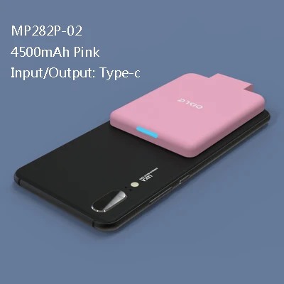 Type-C аккумулятор 4500 мАч портативная зарядка для Xiaomi Mi 9 SE чехол для зарядного устройства для Xiaomi Mi X 3 power Bank чехол для телефона - Цвет: 02-PINK