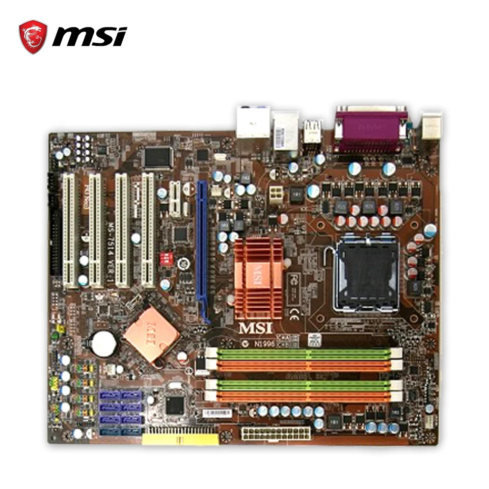 Original MSI P43 Neo3-F(LV) Desktop Motherboard P43 Socket LGA 775 DDR2 16G SATA2 USB2.0 ATX 100% Fully Test 100% new desktop motherboard 945gc f fully integrated network support core celeron 775 pin motherboard ddr2 free shipping