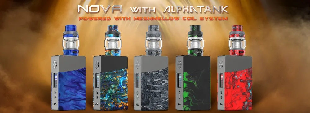 Original Geekvape Nova Kit 200W Nova Box Mod AS chipset with 4ML Alpha Tank Vape Electronic Cigarette Vaporizer Vs Legend Vaping 01 (2)