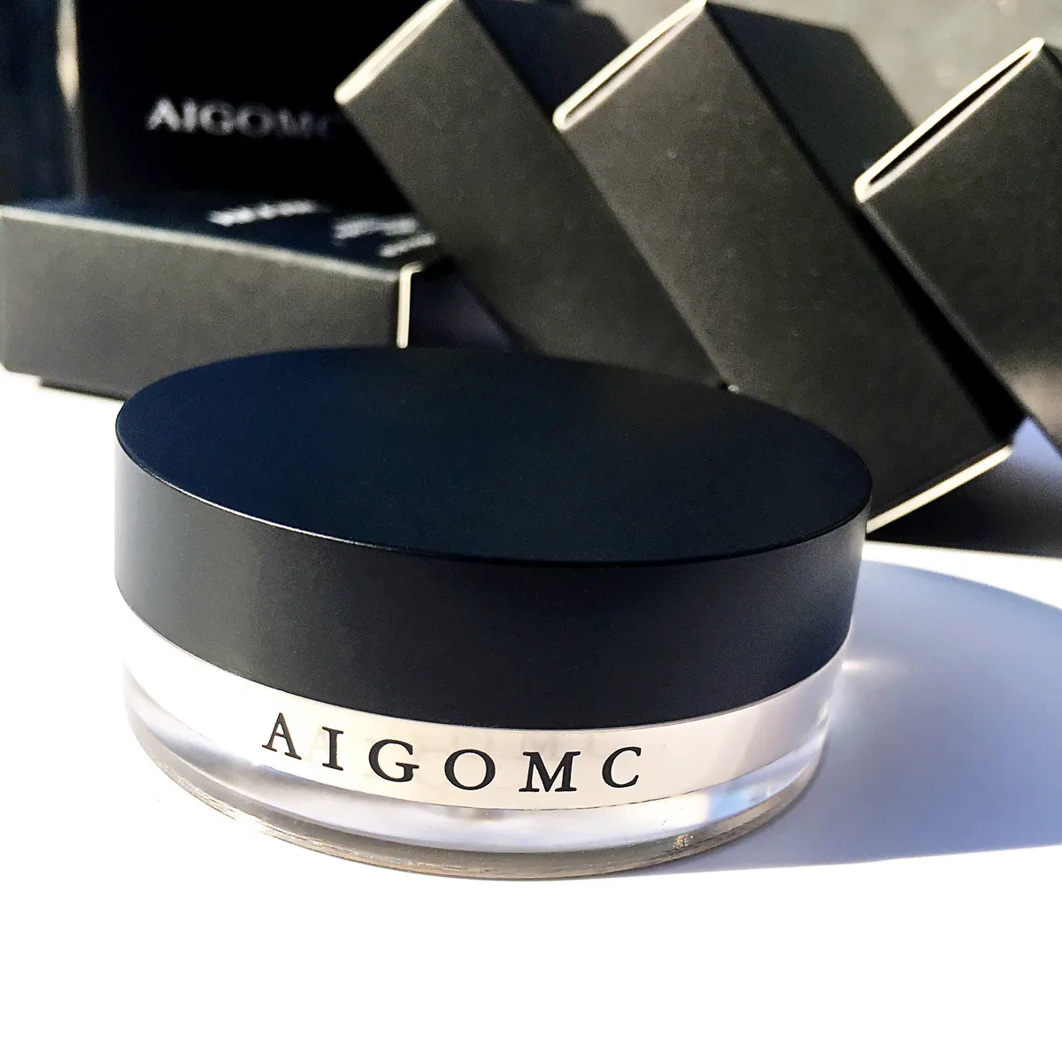 Aigomc, новинка, профессиональная косметика для лица, водостойкая, контроль жирности, минералы, белый цвет, контур для макияжа, полупрозрачная рассыпчатая пудра, палитра