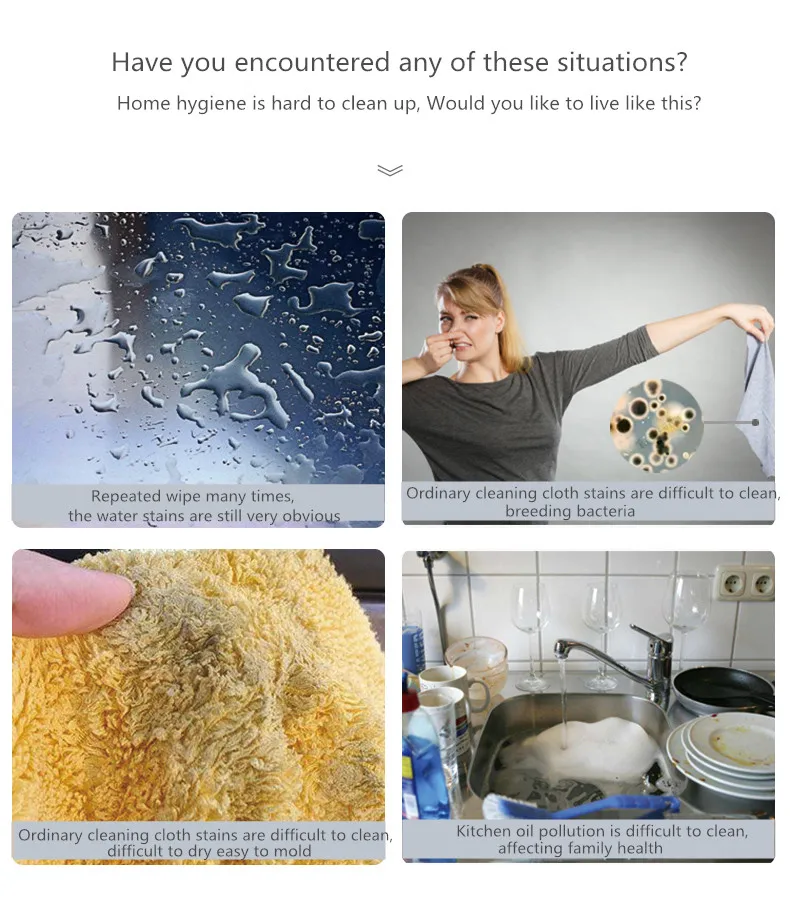 3 шт. салфетка из микрофибры для мытья посуды кухонное полотенце микрофибра кухонное полотенце с нейлоновой сеткой Сильная чистящая ткань