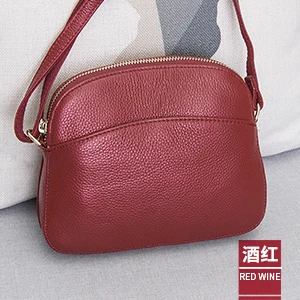 Горячая Распродажа, товар, натуральная кожа, маленькие сумки-мессенджеры для дам, женские сумки из воловьей кожи, сумки для покупок, сумка на одно плечо - Цвет: red