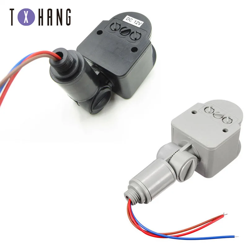 

Outdoor Motion Sensor Switch 12V Wall Light Lamp LED PIR Infrared Motion 180 Degree Rotating Sensor Detector Switch