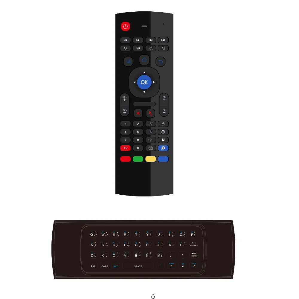 MX3 клавиатура air mouse Голосовая подсветка Английский Русский 2 4G беспроводной rd
