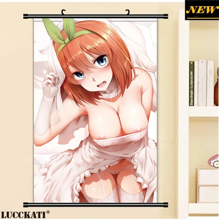 18 5-toubun_no_hanayome areola cameltoe dress ginhaha no_bra pantsu see_through skirt_lift stockings thighhighs wedding_dress_副本