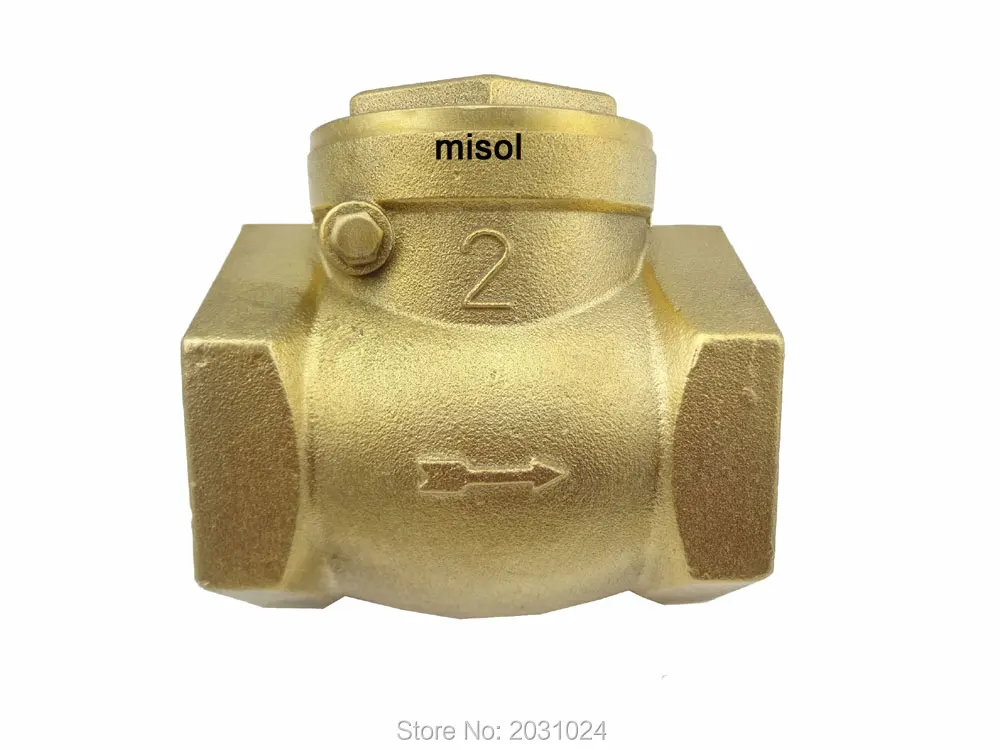 Горизонтальный обратный клапан, ", DN50, латунный обратный клапан