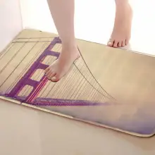 Яркий стиль коврик для ванной комнаты, смешной Противоскользящий коврик для ванной, занавески для душа s аксессуары, соответствующие вашей душевой занавеске