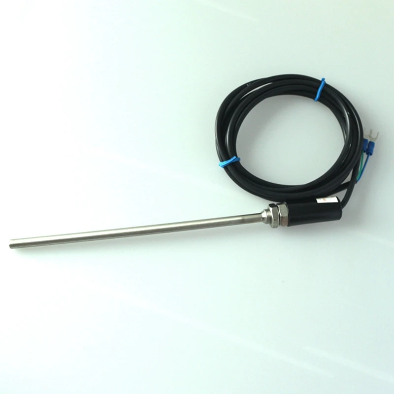 

Newest PT100 191mm Stainless Probe 1m RTD Cable 3 Wires Temperature Sensor -200 to 500 degrees waterproof