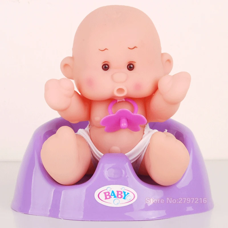 

21 cm Baby Simulation Doll Soft Children Reborn Baby Doll Toy Newborn Boy Girl Birthday Gift Emulated Dolls