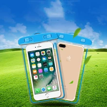 Swimming Bags Waterproof Bag Luminous Underwater Pouch Phone Case For iphone X XS 6 7 8
