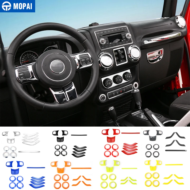 MOPAI font b Car b font Steering Wheel Trim Air Condition Vent Cover font b Interior