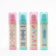 Красивый комплект из 3 слоя ластик Kawaii чехол с изображением сердечка цветка каучуковый карандаш Ластики для детей подарок 1 шт. Студенческая Канцелярия