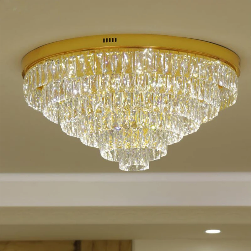 

Modern Crystal Chandelier Lighting Recessed Chandeliers Light for Living Dining Room Bedroom Hallway Restaurant Hotel Decor
