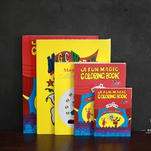 Забавная волшебная раскраска(три размера)-мультяшная книга лучше всего для детей ментализм сцена Смешные трюки фокусы реквизит