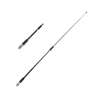 

SOONHUA Portable High Gain Antenna 144 430MHz UHF VHF Telescopic Pull Rod SMA Female Head Antenna With Inductive Oscillator
