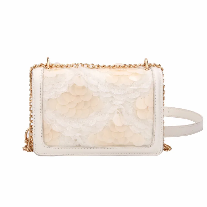 Модная качественная кожаная Глянцевая сумка-мессенджер, женская наплечная Сумочка с ремешком на цепочке, подходящая по цвету женская сумка с клапаном