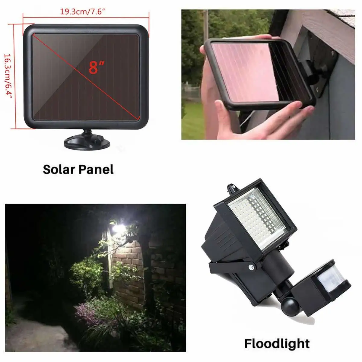 Solares ao ar Sensor de Movimento Luzes de Segurança Solar à Prova Água para Fora da Parede Dcoo Luzes Livre Ultra Brilhante Solar Dwaterproof Pátio 60led 7 Cheap Lâmpadas solares