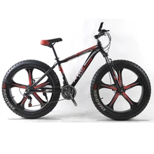 Mountain Bike 24Speed Cross-country Aluminum Frame 26×4.0 Fat bike Snow bicycle road bicycles Spring Fork Unisex Aluminum Alloy