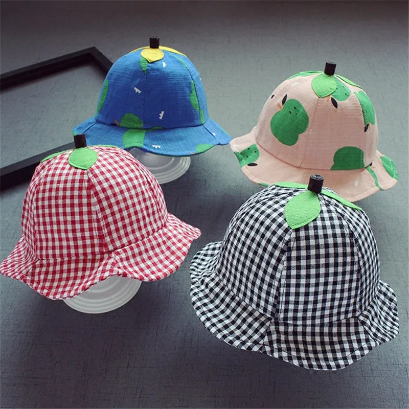 

5-24 monthes Summer Baby Girls Sun Hat Cotton Baby Hat Kids Child Cap Bucket Hat Boys Sun Hats Spring Caps