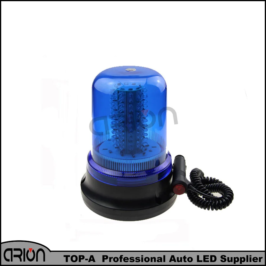 Car 120 LED 12V Blue Strobe Warning light 60W Car Truck Light Flashing