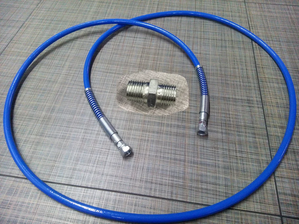 Бесплатная доставка 2 м высокого давления hoseairless распылитель краски запасной 1/4