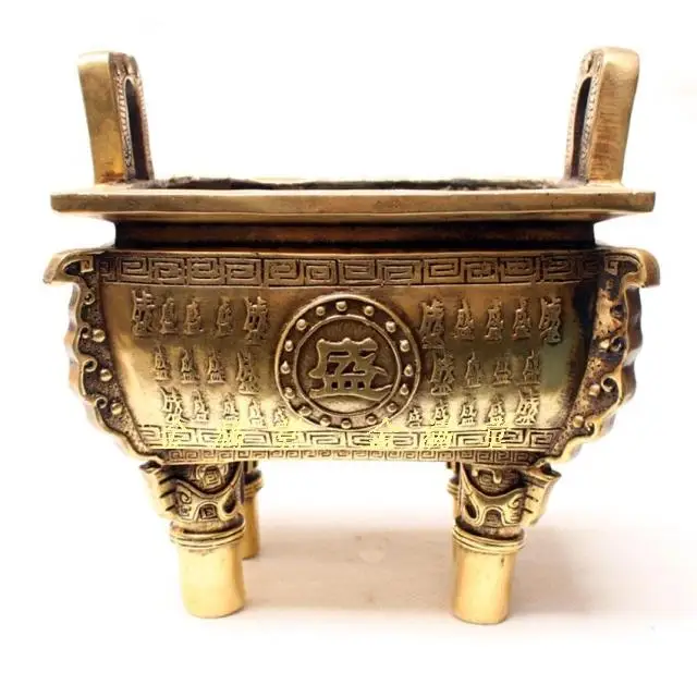 

Bronze copper home decoration crafts decoration buddha with buddhism supplies incense burner Factory Copper Feng Shui crafts