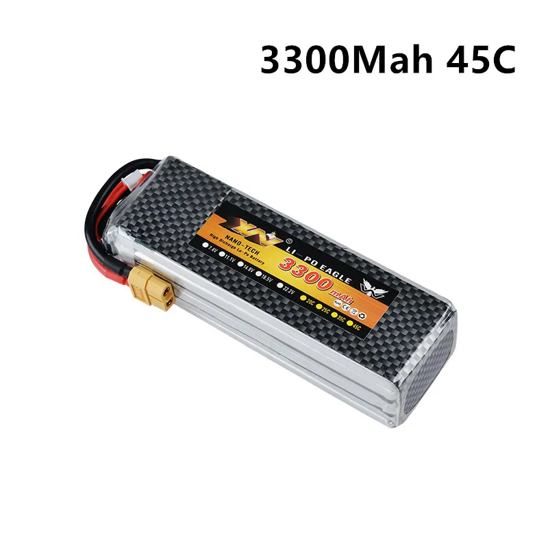 XW Power 7 4 В 11 1 14 8 в 22 2 3300 мА/ч 45C 2S 3S 6S аккумуляторная батарея Lipo XT60 T другой разъем