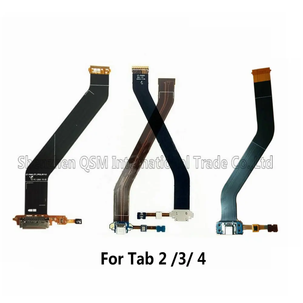 

USB Dock Connector Charger Charging Port Flex Cable Ribbon For Samsung Galaxy Tab 2 P5100 P5110 Tab 3 P5200 P5210 4 T530